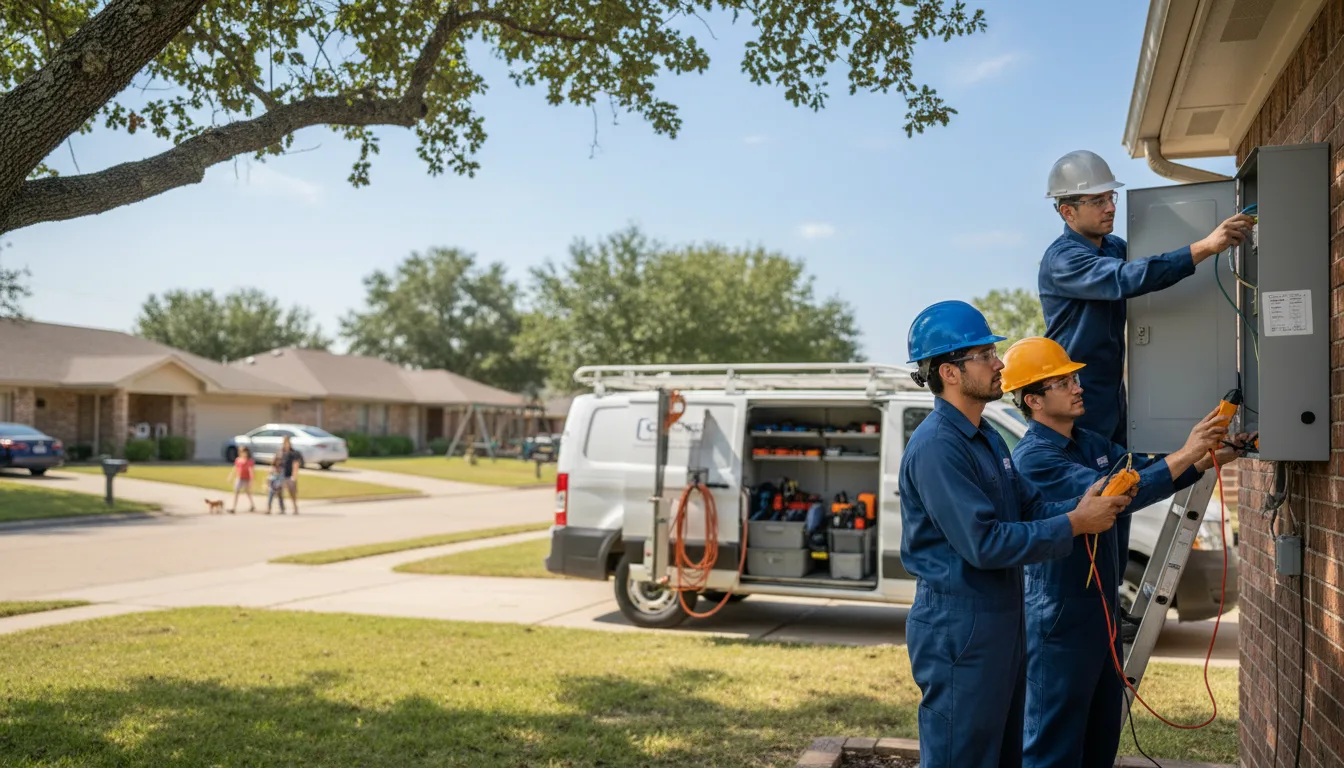 Certified electrician providing emergency electrical services in Bowmansville, NY